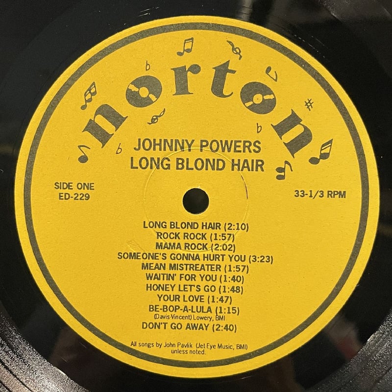 JOHNNY POWERS - Long Blond Hair (NORTON ED-229)