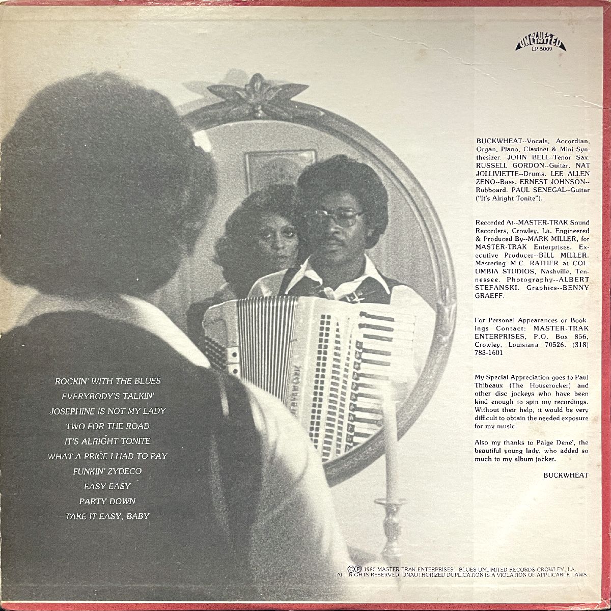 BUCKWHEAT ZYDECO ILS SONT PARTIS - Take It Easy