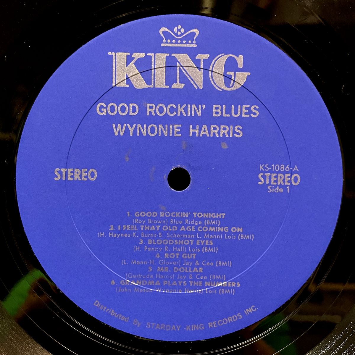 WYNONIE HARRIS - Good Rockin' Blues (KING KS 10