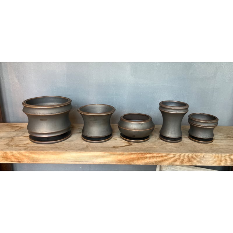 1832:Alloy POT&SAUCER S high | Home&Plants 1832:Alloy POT&SAUCER S high | Home&Plants