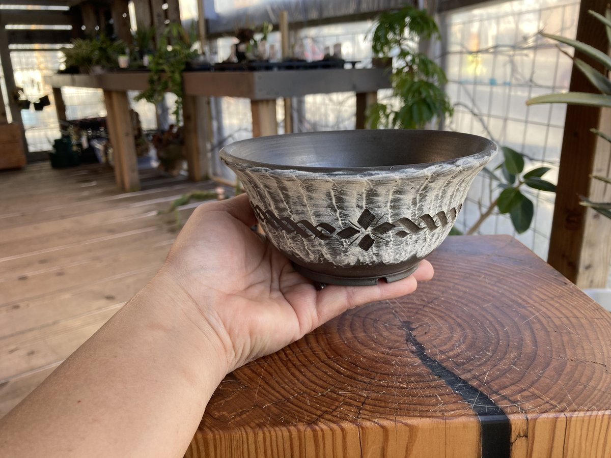 1128：刻紋鉢-kokumon- 9900-058 | Home&Plants