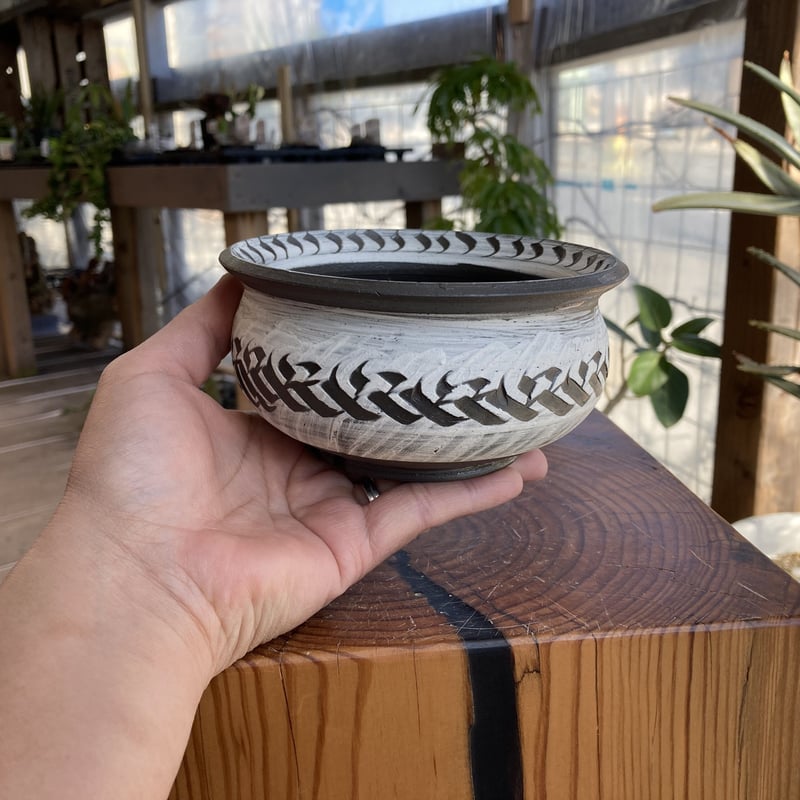 1120：刻紋鉢-kokumon- 15400-050 | Home&Plants