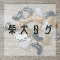 シバイヌのネームタグ