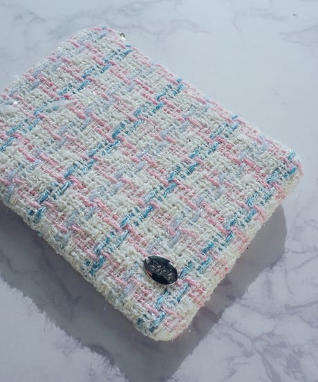 pale blue×pink couture（pouch)