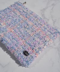 【M size】lavender pastel×fringe（pouch）