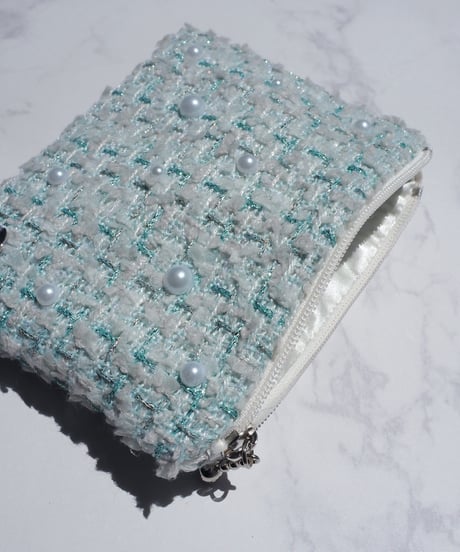 pearl×light blue×silver（pouch）