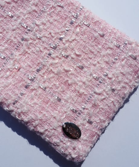 powder pink×silver line（pouch）