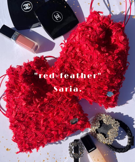 red×feather（kinchaku）