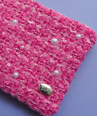 pearl×rosepink tweed（pouch）