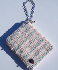 pale blue×pink couture（charm pouch）