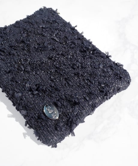 black leopard tweed（pouch）