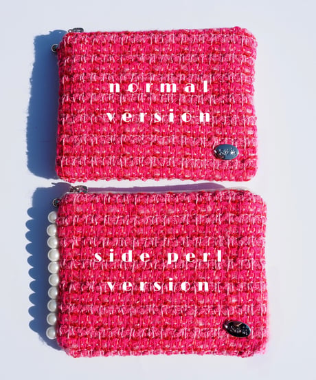 side pearl×cherry pink×pink（pouch）