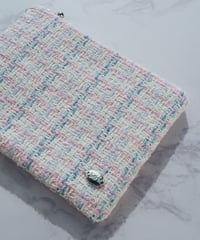 【M size】pale blue×pink couture（pouch）