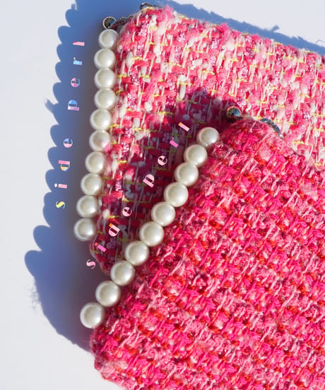 side pearl×cherry pink×pink（pouch）
