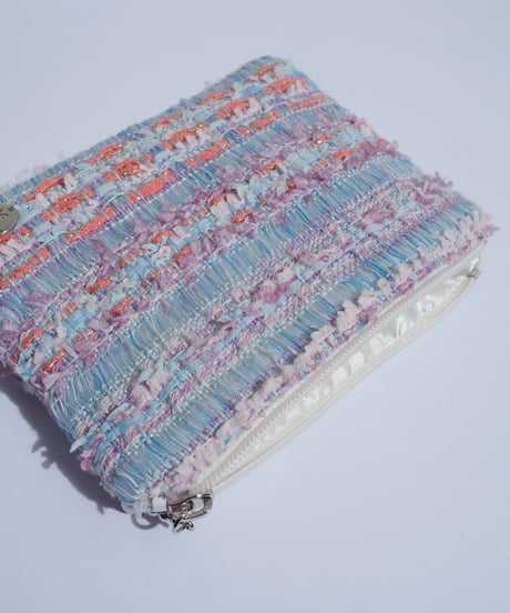light blue×coral color（pouch）