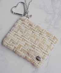 beige×off-white×dusty pink（charm pouch）