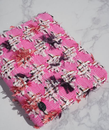 【M size】pink×white×purple couture（pouch）