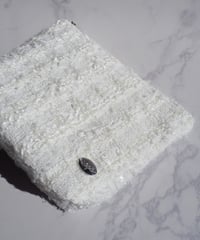 【マチ付き】white×pearl white（pouch）