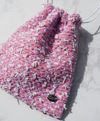 pink lavender×white couture（kinchaku）