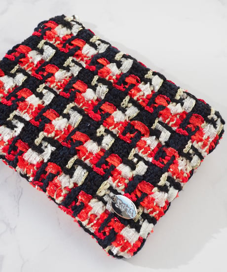 black×red check（pouch）