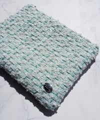 【M size】light blue×silver（pouch）