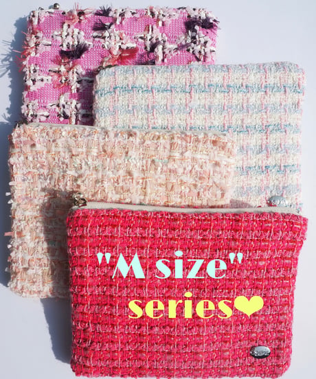 【M size】cherry pink×pink（pouch）