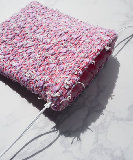 pink lavender×white couture（kinchaku）