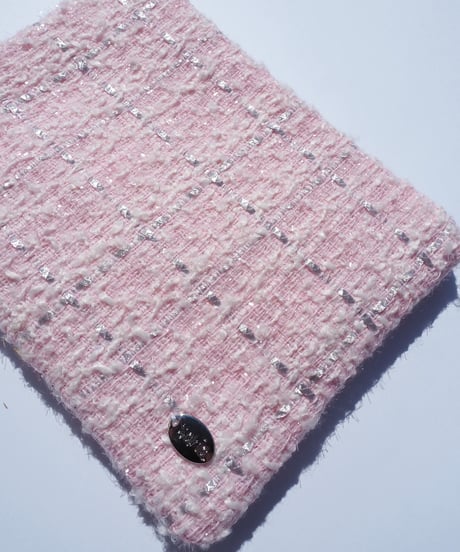 【M size】powder pink×silver couture（pouch）