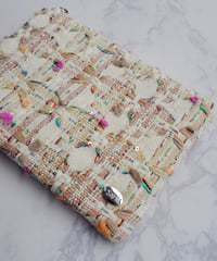 【M size】ivory×pompoms color（pouch）