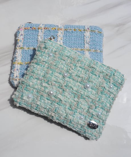 pearl×light blue×silver（pouch）