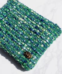 green×navy tweed（pouch）