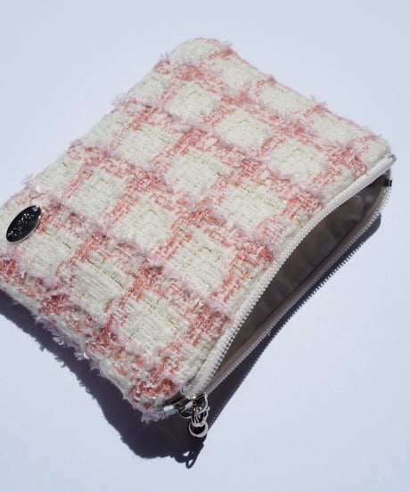 peach pink×white（pouch）