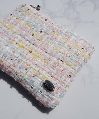 pastel line×sequins（pouch）