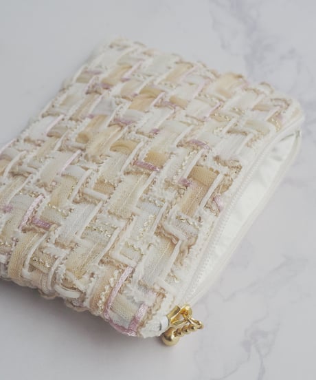 beige×off-white×dusty pink（pouch）