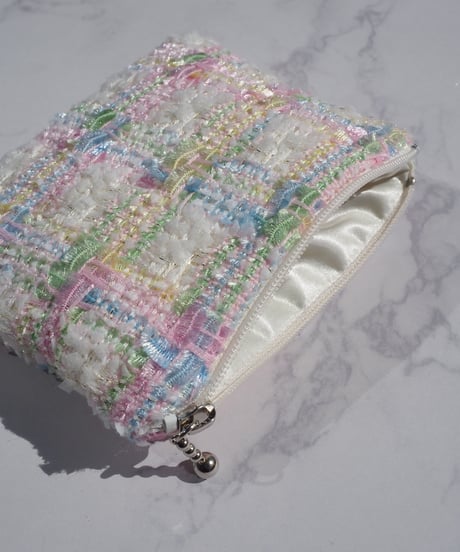white×pastel couture（pouch）