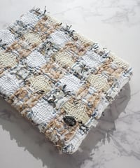 【M size】écru×beige check（pouch）