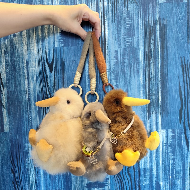 🥝Mサイズキウイキーチャーム(ポシェット付き) | Baby alpaca fuwari