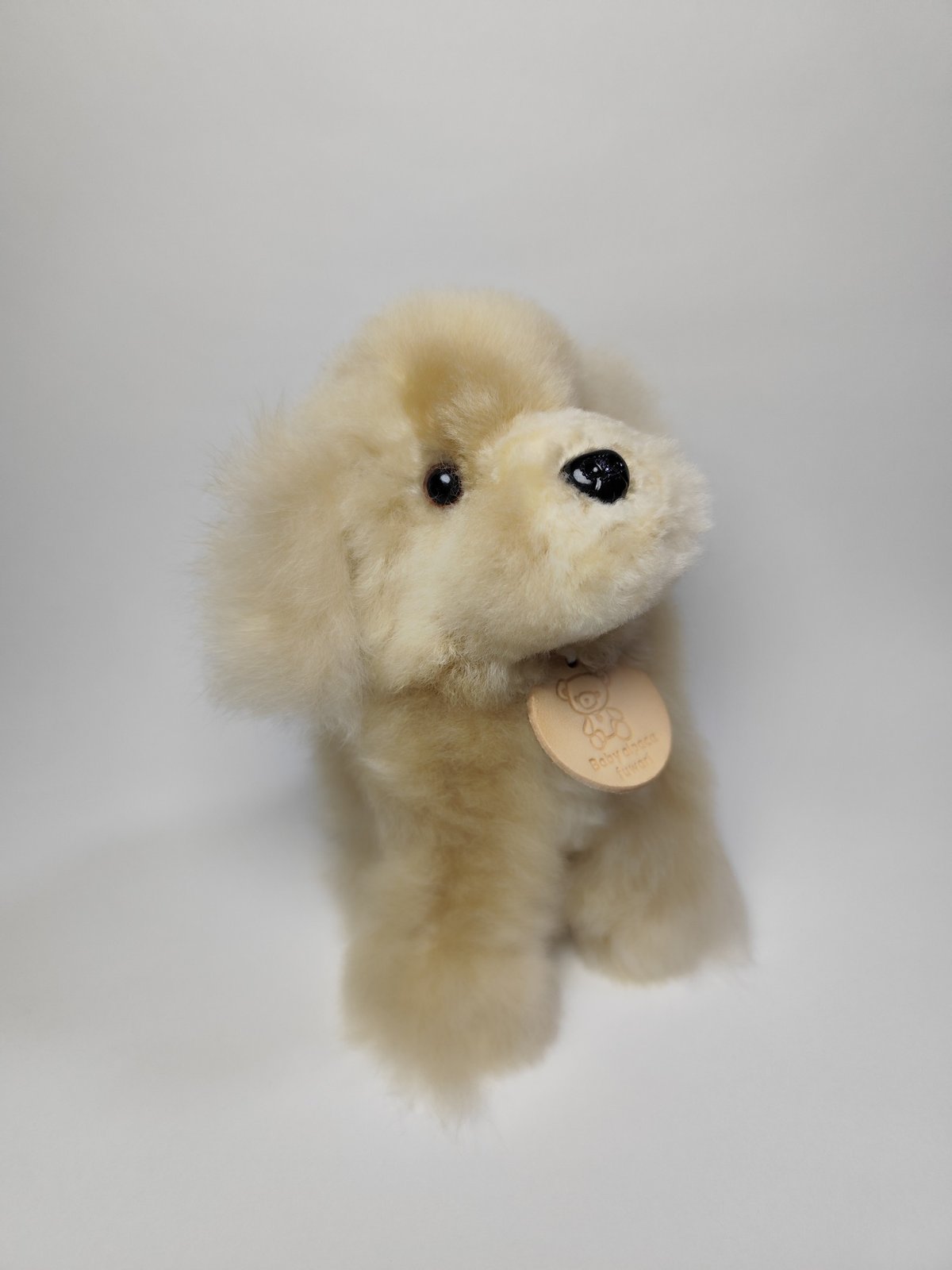 ベビーアルパカ毛ぬいぐるみ(プードル犬)