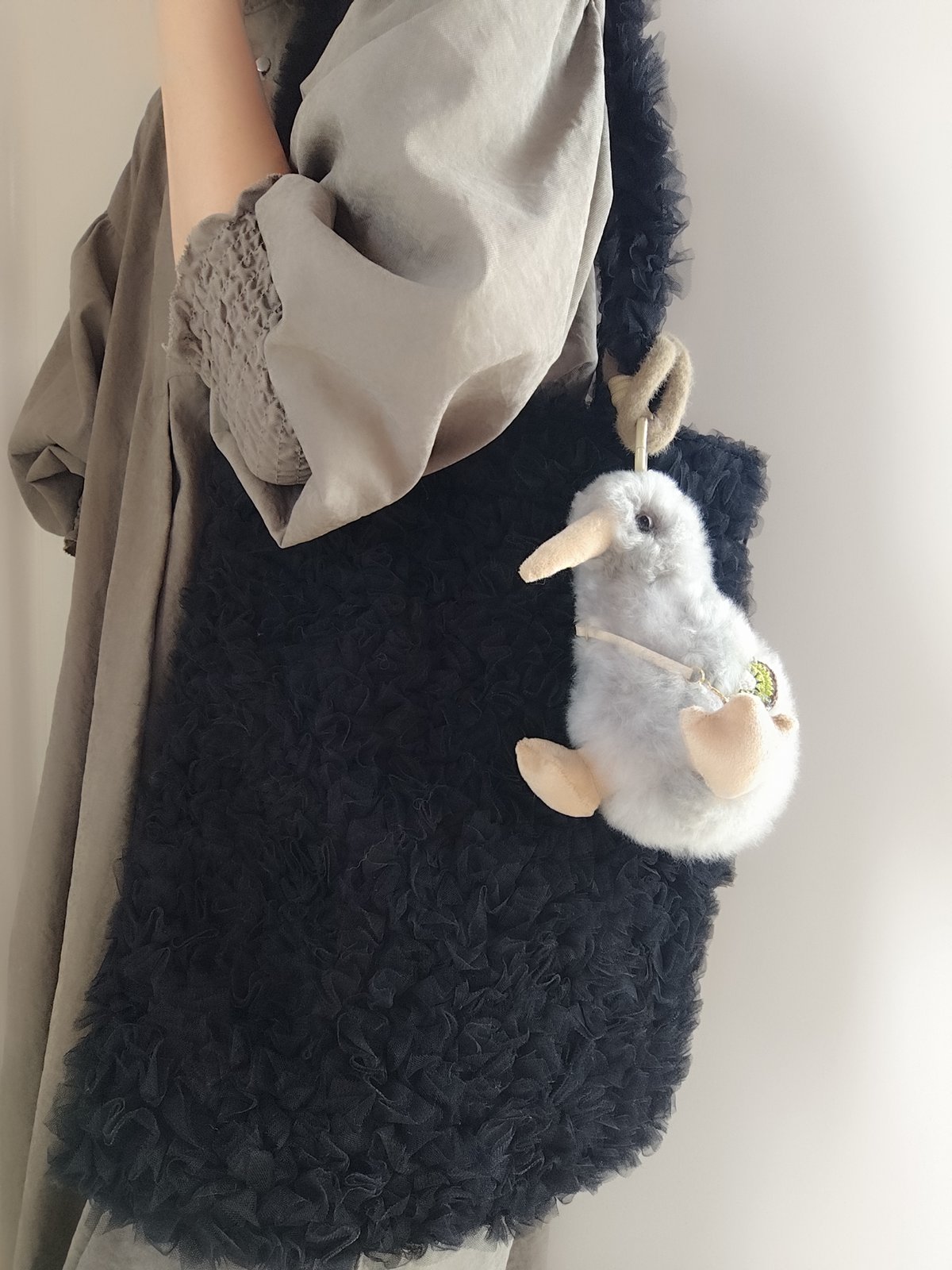 🥝Mサイズキウイキーチャーム(ポシェット付き) | Baby alpaca fuwari