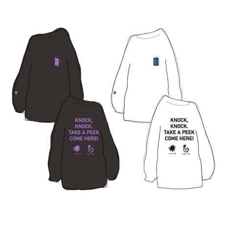 “KNOCK KNOCK” L/S T-shirt