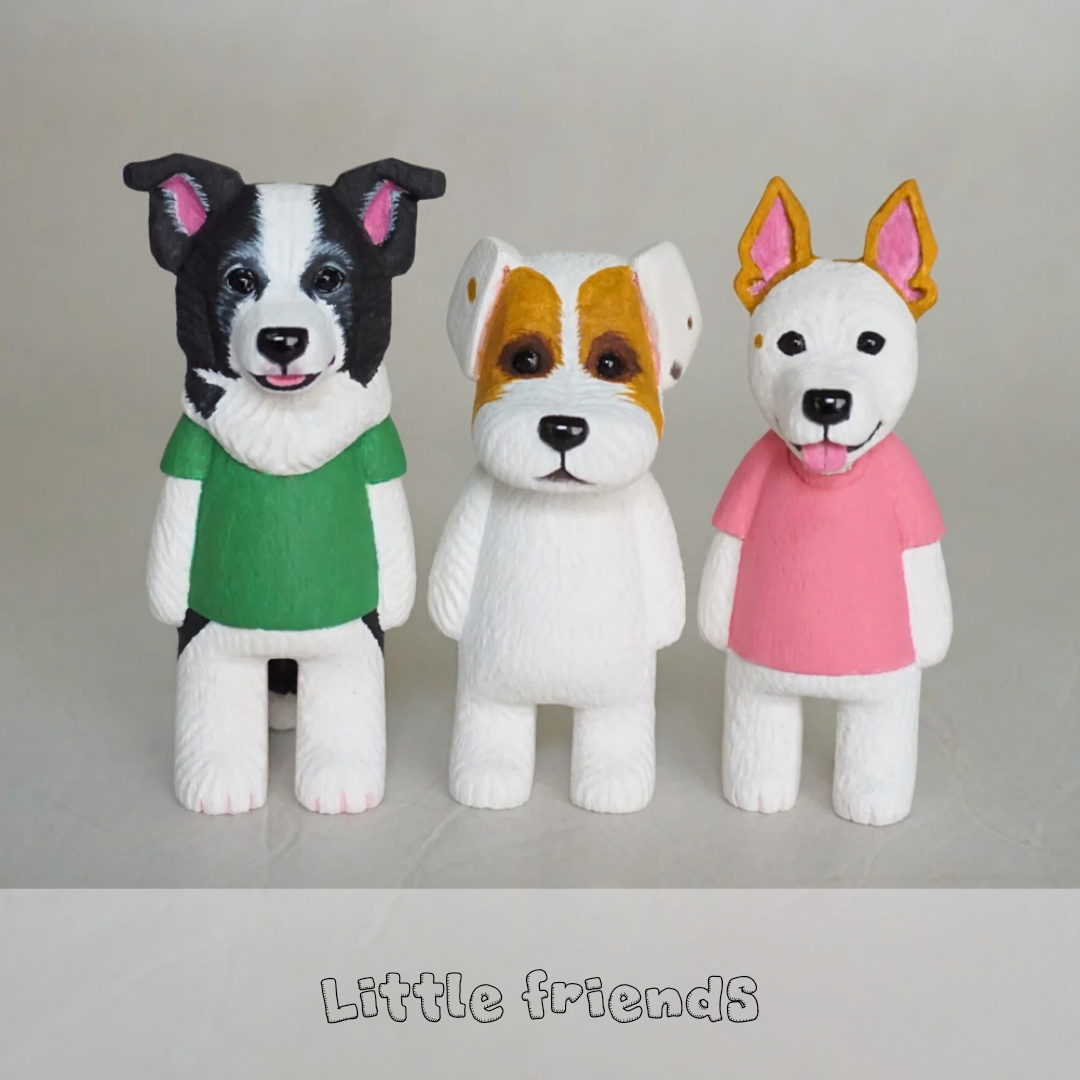 O様オーダー品】ジャックラッセル＆ボーダーコリー | UCARI WORKS STORE