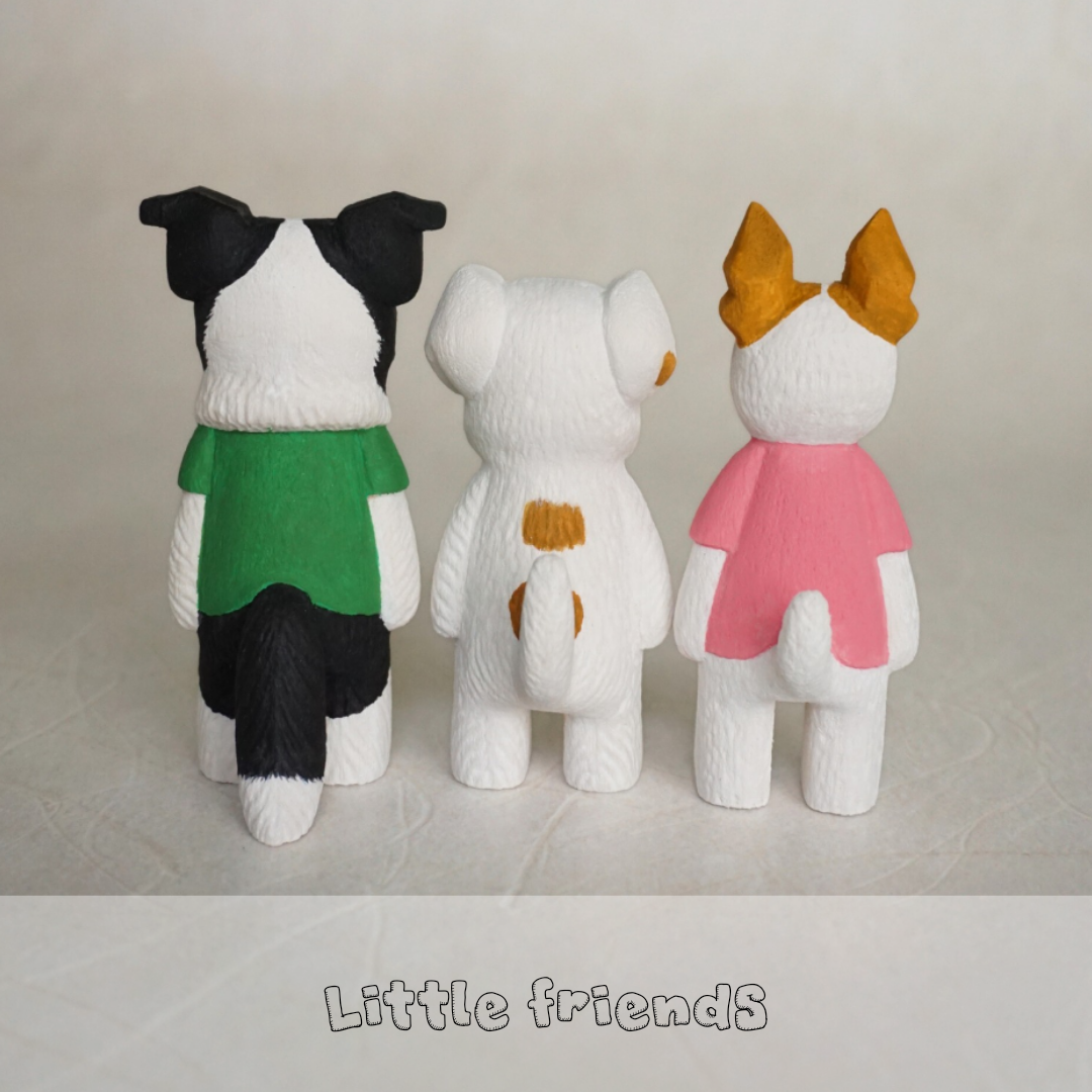 O様オーダー品】ジャックラッセル＆ボーダーコリー | UCARI WORKS STORE