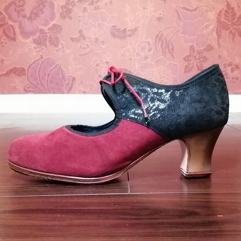 赤 フラメンコシューズ サイズ35 オスーナ 赤 フラメンコシューズ