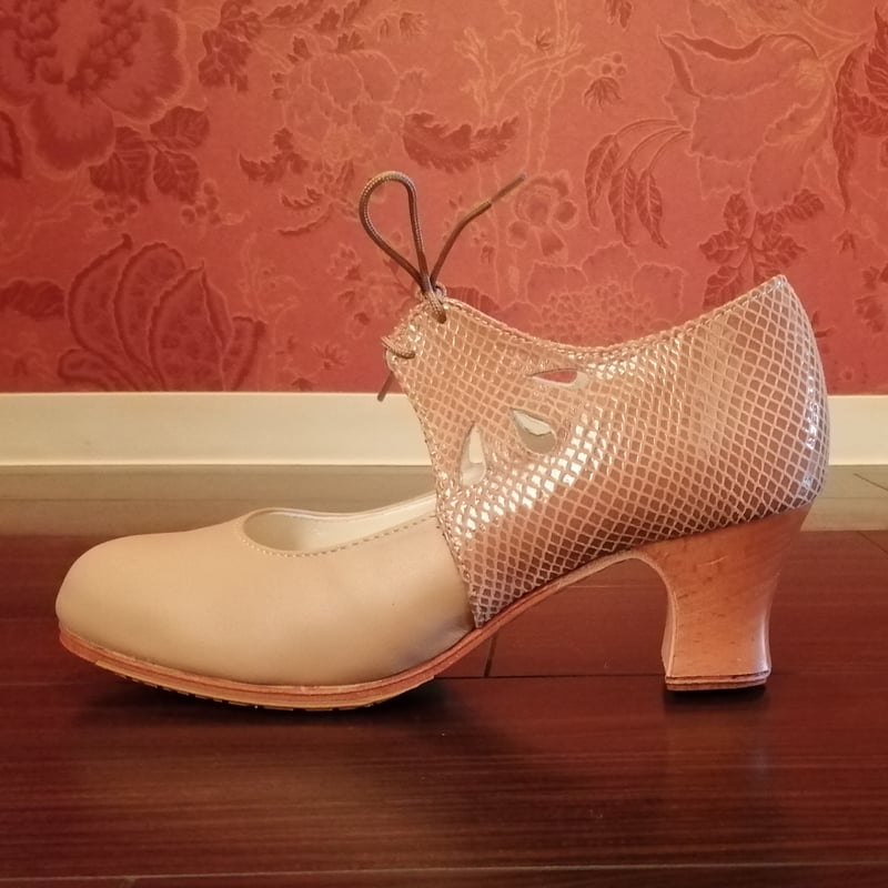 フラメンコシューズ オスーナ ベージュ 36.5 フラメンコ | OSUNA 入門