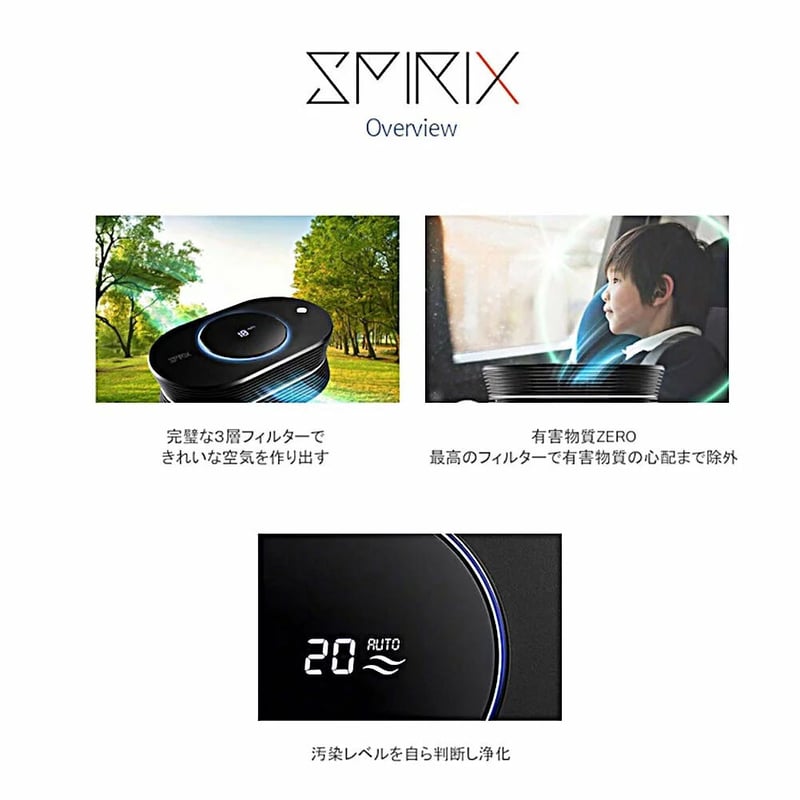 SPIRIX 車載用 空気清浄機 軍用 防毒マスク用 3層 フィルター SPIRIX 車載用 空気清浄機 軍用 防毒マスク用 3層 フィルター