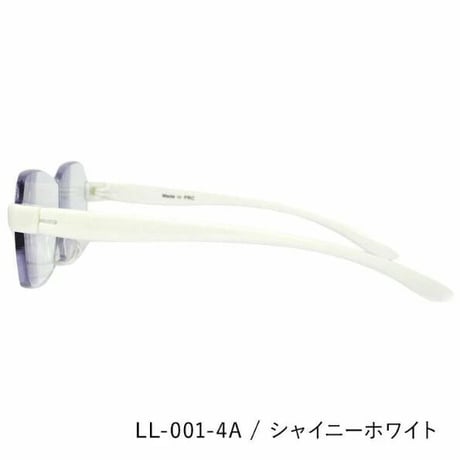 レサ ルーペメガネ 拡大鏡 122サイズ 男女兼用 拡大率1.6倍 LL-001-4Aシャイニーホワイト