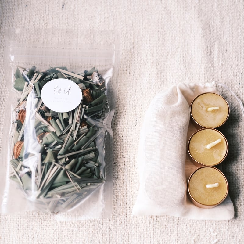 蜜蝋ティーライトキャンドル　60個 蜜蝋ティーライトキャンドル60個