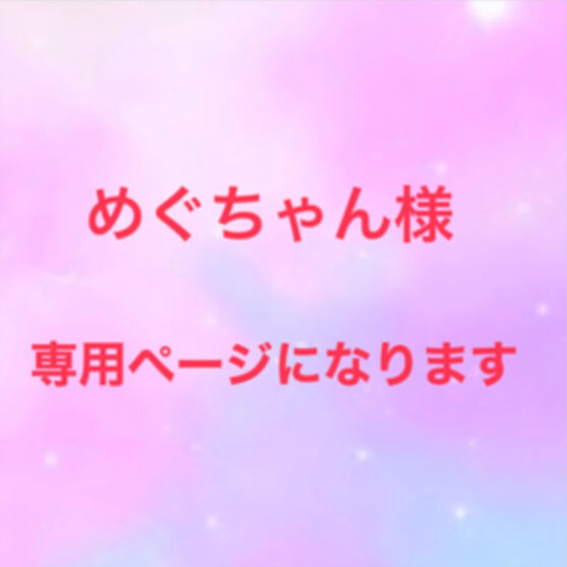 めぐちゃんさま専用