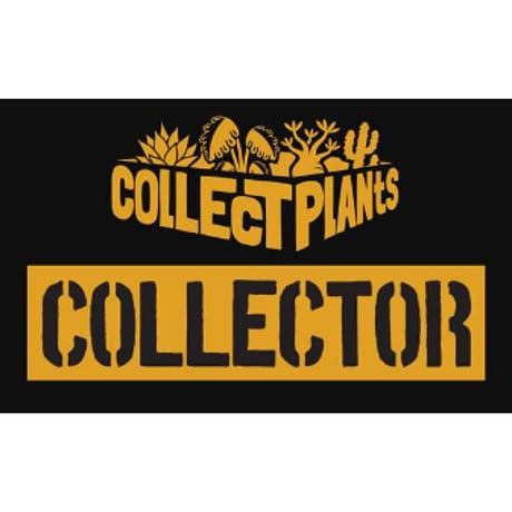コレプラステッカー”COLLECTOR”　１５００円以上購入時のみ購入可　collect plants  のコピー