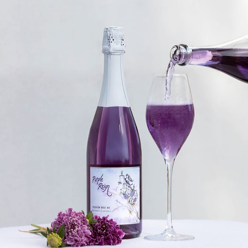 世界初 【紫ワイン スパークリング】 ボトルのみ 750ml パープルレイン